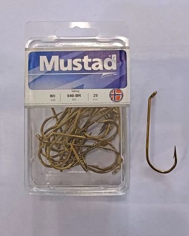 ^8/0 - 540 HOLLOW POINT MUSTAD VIKING