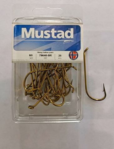 8/0 - 79640 HOLLOW POINT MUSTAD VIKING, Marine & Boating Supplies