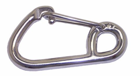 ASYMMETRIC SPRING HOOK 10MM SS316