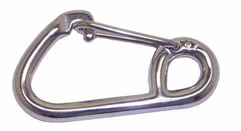 ASYMMETRIC SPRING HOOK 14MM SS316