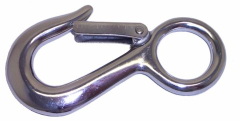 CARGO HOOK 125MM SS316