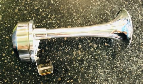 HORN SINGLE 225MM CP 12V