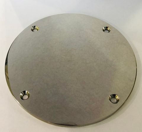 * DECK PLATE BLANK 304 S/S 10CM W.HOLES
