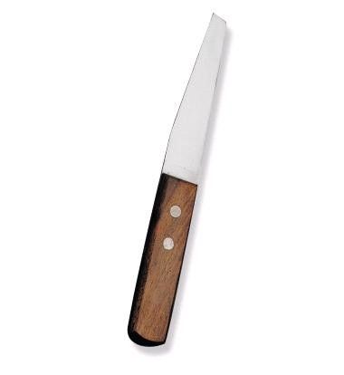BOOT KNIFE WITH WOODEN HANDLE