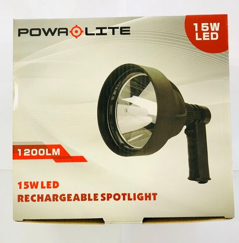 LED 15W RECHARGABLE SPOTLIGHT