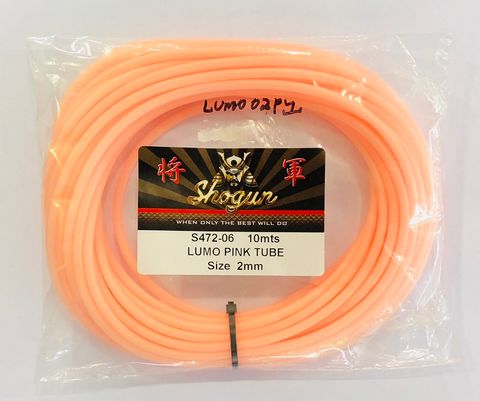 2MM LUMO TUBE - PINK 10MTRS