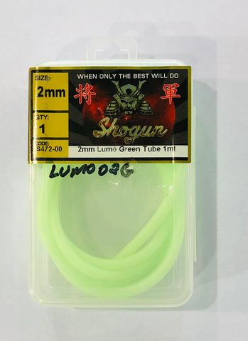 2MM LUMO TUBE - GREEN 1 MTR