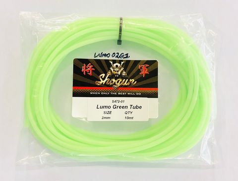 2MM LUMO TUBE - GREEN 10MTRS