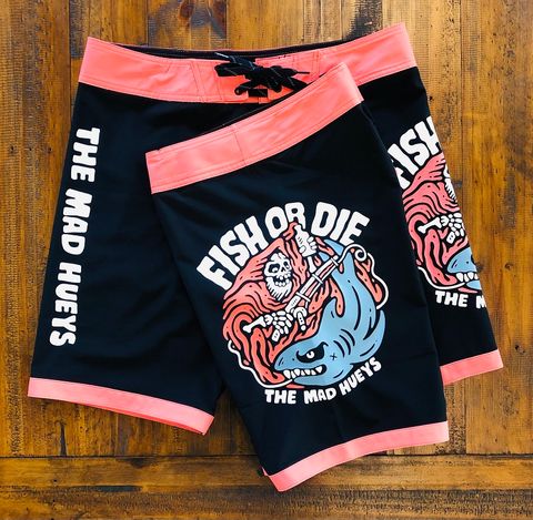 MAD HUEYS FOR OR DIE SHORT B/R 32