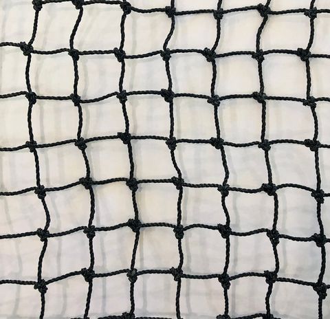 BLACK 20MM SQ. MESH 18PLY 10MTR PER MTR