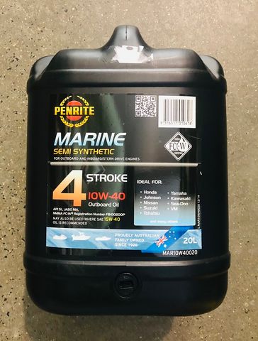 MARINE 4 STROKE 10W40 20LTR SEMI SYN