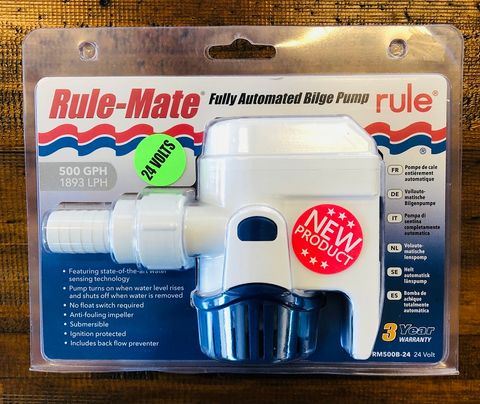 *RULE 500GPH FULLY AUTO 24V