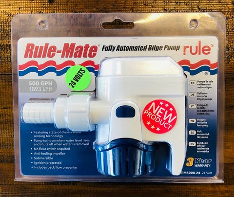 RULE 500GPH FULLY AUTO 24V