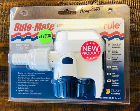 RULE 800GPH FULLY AUTO 24V