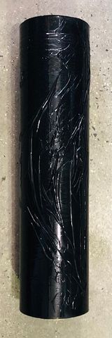 RHINO WRAP,500MM X 375MTRS  25UM BLACK