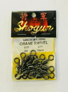 SWIVEL - BLACK CRANE 3/0 - PKT 12