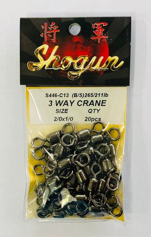 3 WAY CRANE SWIVEL 2/0X1/0 BS 265/211LB