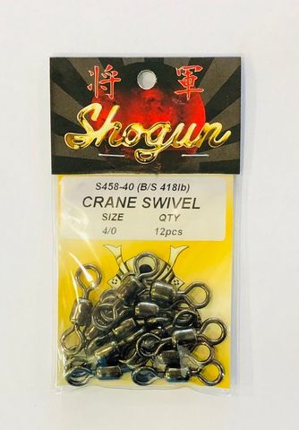 SWIVEL - BLACK CRANE 4/0 - PKT 12