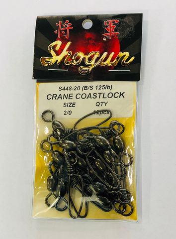 125lb COASTAL SNAP W/ CRANE SWIVEL 2/0