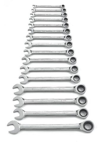 *16 PCE METRIC COMBO SPANNER SET