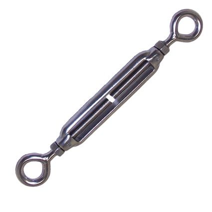 S/S TURNBUCKLE 12MM EYE EYE