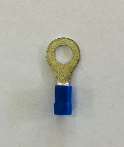 *TERMINAL RING BLUE 6MM