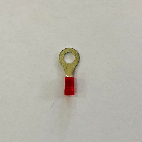 *TERMINAL RING RED 6MM