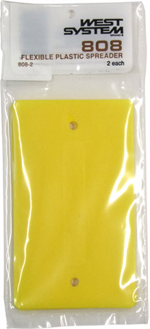 YELLOW PLASTIC SPREADER - 2PK