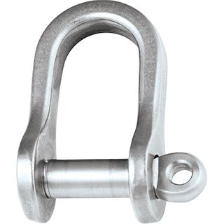 D SHACKLE 8MM (5/16") PIN, SEIZING HOLE