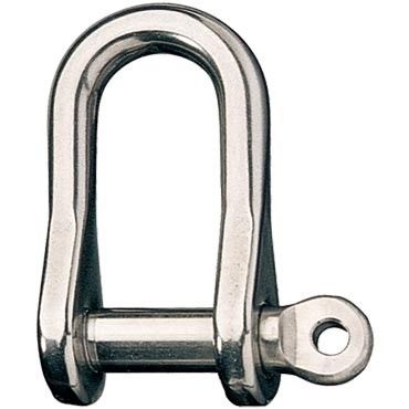 D SHACKLE 9.5MM PL B/S 3600KG