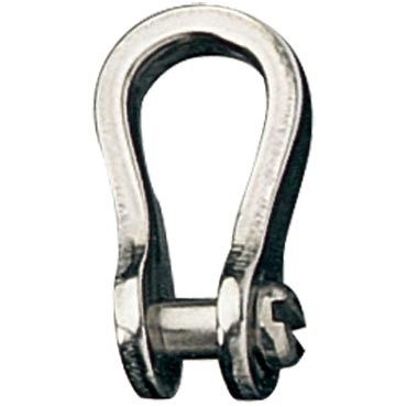 NARROW D SHACKLE 4MM - PIN PL B/S 600KG