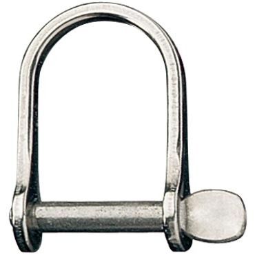 WIDE D SHACKLE 7.9MM PIN PL B/L 2300KG