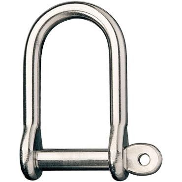 WIDE D SHACKLE 12.7MM PIN PL B/L 5500KG