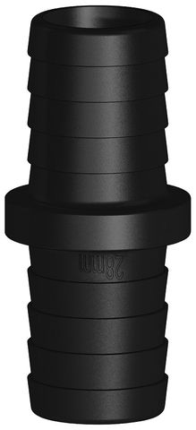 TRU DESIGN HOSE JOINER BLK 28MM