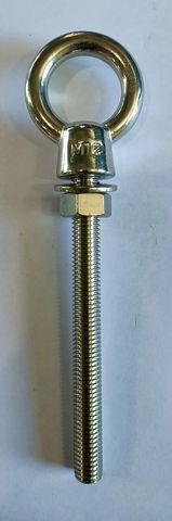 EYE BOLT W/WASHER & NUT 12*150MM SS304