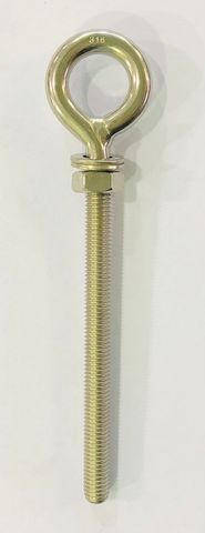 EYE BOLT W/WASHER & NUTS 10*115MM SS304