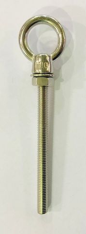 EYE BOLT W/WASHER & NUT 10*120MM SS304