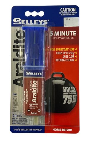 ARALDITE 5 MIN 24 ML SYRINGE