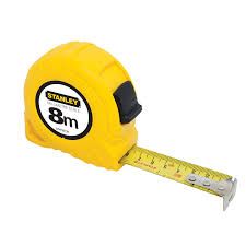 *STANLEY HI-VIS 8MTR TAPE MEASURE