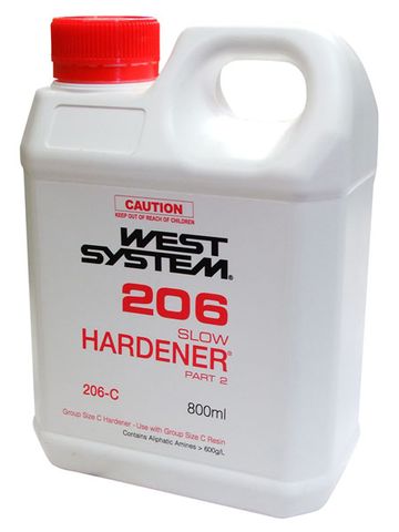 H206 SLOW HARDNER ONLY 800ML