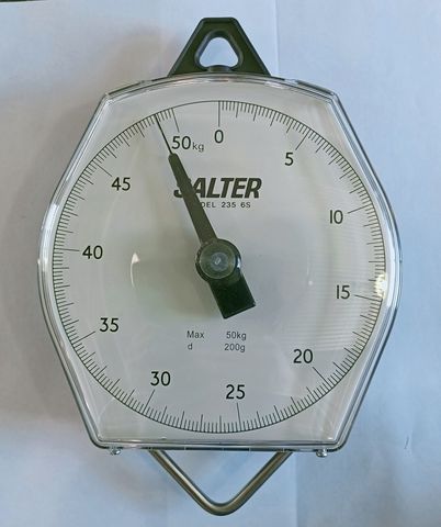 SCALES SALTER 50KG PLASTIC (HANGING)