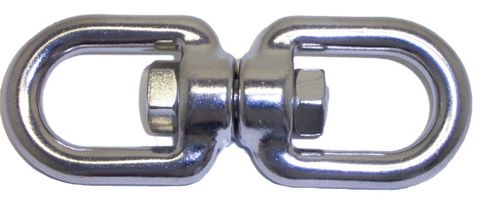 SWIVEL 6MM EYE & EYE SS316