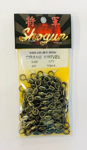 SWIVEL - BLACK CRANE 2/0 - PKT 50