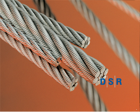 S/S WIRE ROPE 4.0MM 7X19 AISI 316 305MTR