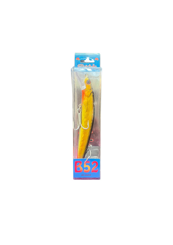 LURE B52  GOLD, RED TIPS 125MM