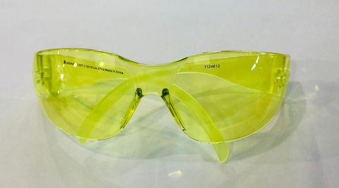 AMBER SAFETY GLASSES (FRONTIER VISIONX)