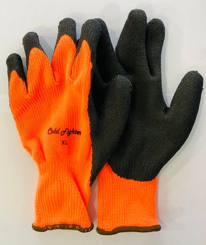 COLD FIGHTER FREEZER GLOVES ORANGE/BLACK