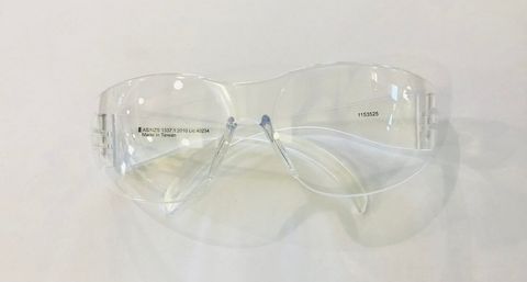 CLEAR SAFETY GLASSES (FRONTIER VISIONX)