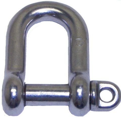 DEE SHACKLE 5MM SS316