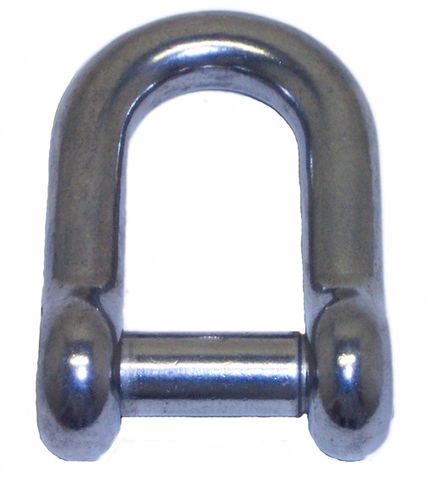 DEE SHACKLE SLOT HEAD 4MM SS316